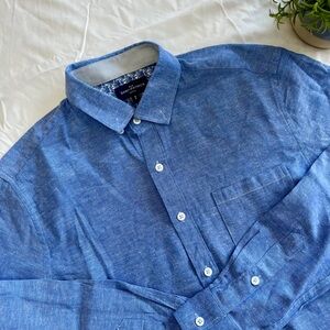 Men’s Dress Shirt Long Sleeve Button-Up